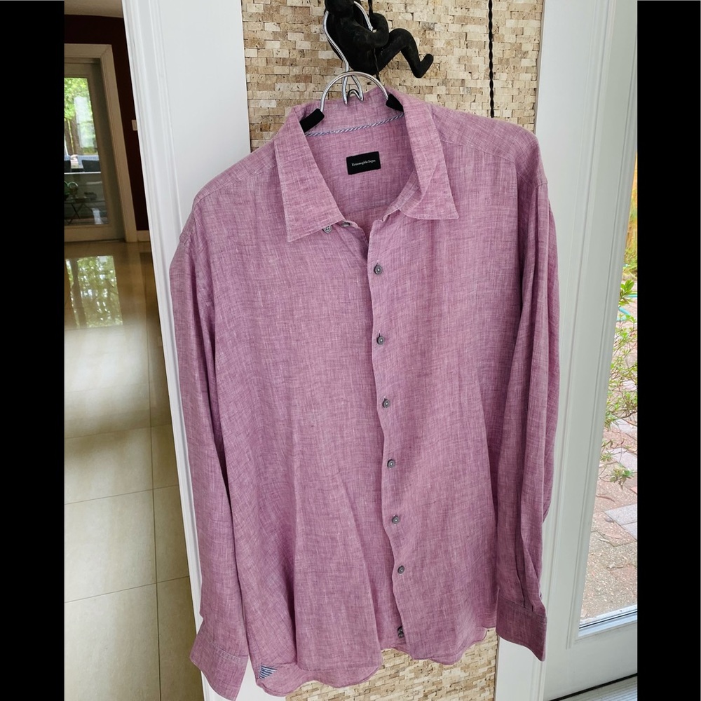Linen Dress Casual Ermenegildo Zegna shirt
